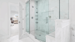 Recently remodeled walk in shower - marble luxury walk in shower remodeler in tampa
