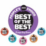 2025 Best of the Best in Tampa Bay Times and for 2024, 2023, 2022, 2021, and 2020