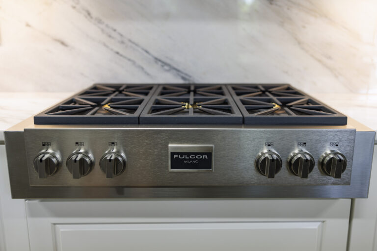 Fulgor Milano stainless steel gas cooktop