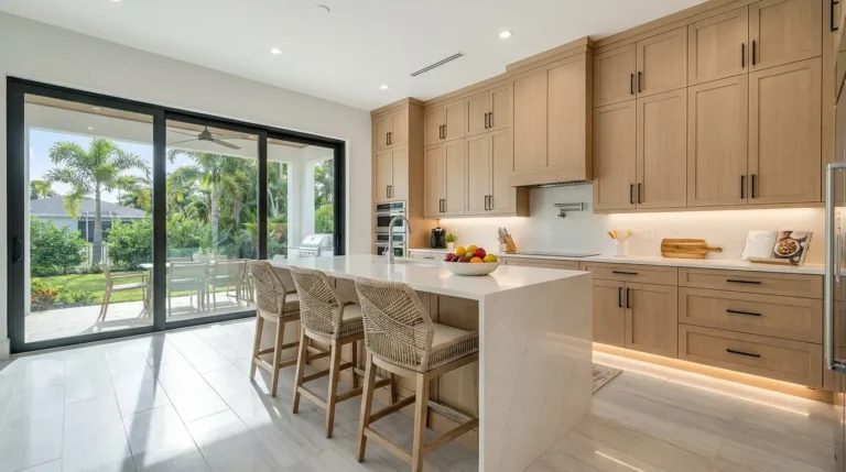 Cabinet remodeling in a modern, beautiful kitchen.