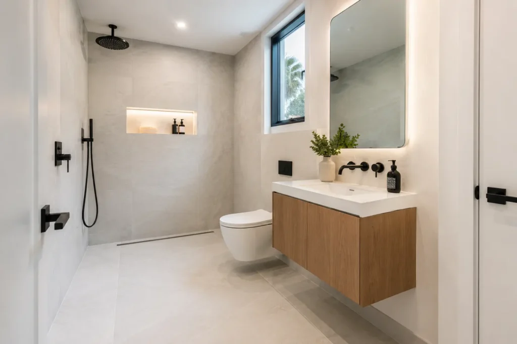 Wet Bath Style Modern bathroom
