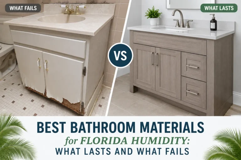 Best Bathroom Materials for Florida Humidity: What Lasts and What Fails